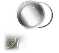 Tapa de desagüe invisible redonda de acero inoxidable 304, 50-85 cm, tapa de tanque séptico oculta (diámetro de 46 cm), resistente a la intemperie, diseño seguro para uso en exteriores