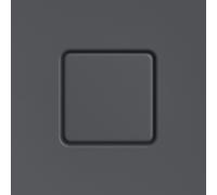 Tapa de desagüe KALDEWEI KA120, para CONOFLAT, esmaltada, 687772572666, Color: Cool Grey 80 con Secure Plus