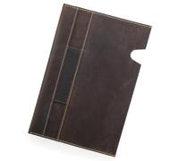 Tapa de diario con trabilla para bolígrafo | Funda recargable para cuaderno con ranura para el pulgar para tomar notas mientras viajas, escribe lecciones y diarios
