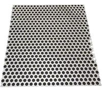 Tapa de drenaje cuadrada de 40 x 40 cm, colador de alcantarillado de acero inoxidable 304 con malla de 5 mm, protector de drenaje para interiores y exteriores a prueba de óxido para cocina, ducha