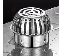 tapa de drenaje, Cubierta de drenaje piso cúpula, colador acero inoxidable 3, 4, 6 y 8 pulgadas, rejilla atrio redonda for alcantarillado accesorios tubería(75mm/2.95in)