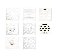 Tapa de Drenaje de Piso Cuadrada, antióxido, Conveniente, colador de Fregadero, Filtro de Orificio de Drenaje de Ducha de Acero Inoxidable, Piezas de Hardware de baño(A-9.8cm)