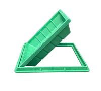 Tapa de drenaje de resina invisible para exteriores, 60 x 60 cm, ideal para uso en jardín y jardín