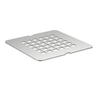 Tapa de drenaje estándar ideal para juego de drenaje de 90 mm, KV169BJ, Color: acero inoxidable