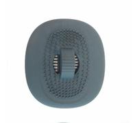 Tapa de drenaje para fregadero de baño, filtro de obstrucción de cabello de 35 mm, tapón de silicona antideslizante, diseño de válvula abatible segura que atrapa los desechos del cabello (azul)