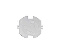 Tapa de enchufe giratorio, base T/TL, paquete de 10 unidades, ideal para proteger conexiones eléctricas y evitar humedad.