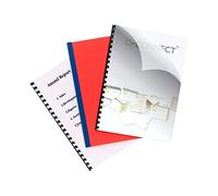 Tapa de encuadernacion q-connect pvc din a4 opaca rojo 180 micras caja de 100 unidades - KF18098