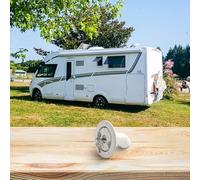 Tapa de entrada de agua para remolques RV diseño con sistema de sellado eficaz para un rendimiento óptimo (blanco)