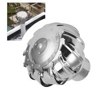 Tapa de escape giratoria para techo, turbina eólica, ventilador de rotación automática para ventilación industrial