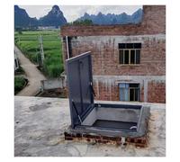 Tapa de escotilla en la azotea Cubierta de tragaluz del ático a prueba de lluvia, puerta de seguridad con panel de acceso al techo cuadrado hecha(L27.6xw27.6IN/70x70cm)