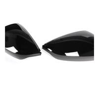 Tapa de espejo retrovisor fibra carbono, cubierta lateral ala compatible para Audi para A3 S3 RS3 8Y RS 3 2021 2022 2023 2024 Reemplazo Cubierta De Retrovisor De Puerta(Glossy Black)