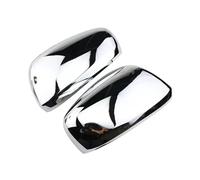 Tapa de espejo retrovisor lateral para Kadjar 2016-2019, calcomanía para espejo retrovisor lateral, tapa de ala para puerta exterior, funda de visión trasera, borde de fibra de carbono (plata) (plata)