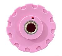 Tapa de espuma para regadera, construcción de plástico rosa diseñada para adaptarse a tamaños estándar de jarra de espuma con opción para pedido de unidad individual o doble (1 unidad)