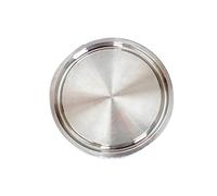 Tapa de extremo de abrazadera sanitaria de acero inoxidable 304 para tapa de extremo sanitario, se adapta a brida de virola de triple abrazadera, a prueba de óxido, para experimentos químicos