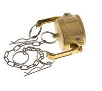 Tapa de extremo de acoplamiento de latón Camlock DN 40 (1 1/2'') Tipo DC MIL-C-27487