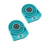 Tapa de extremo de repuesto para Hoover Smartwash FH52000 FH53000, pieza de reparación de tapa de rodamiento para limpiador de alfombras de mascotas conjunto de rodillo de arandela de suelo (2 piezas)