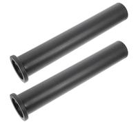 Tapa de Extremo Extraíble para Barra de Pesas, Empuñadura Plana | PP y Acero Inoxidable, Negro, para Mancuernas y Barras, Accesorios para Gym y Deporte