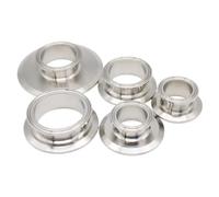 Tapa de extremo reductora de triple abrazadera de 1,5", 2", 2,5", 3" y 4" de acero inoxidable SS304, casquillo de 50,5 mm, 64 mm y 77,5 m, accesorio sanitario for tuberías de cerveza casera(64mm x 119