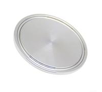 Tapa de extremo sanitario de acero inoxidable 304 Tri Clamp para accesorios de tubería de 38 mm a 219 mm diseñada para sellado a prueba de fugas en entornos industriales y de fabricación (219 mm)