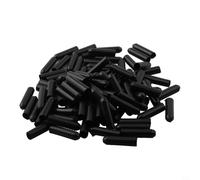 Tapa de extremo termorretráctil 100 piezas compatible con telecomunicaciones estándar para cables y conductores de potencia para sellado de extremos
