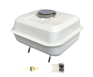 Tapa de filtro de combustible Carkio compatible con Honda GX140 GX160 5,5CV GX200 6,5CV, accesorios para motocicleta (blanco)
