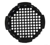 Tapa de filtro de repuesto para cafetera de plástico negro compatible con extremo de émbolo para Aeropress café y accesorios de máquina espresso, piezas de prensa de café fácil de instalar, 7,4 x 1,5