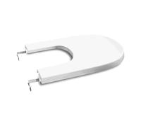 Tapa de Forma Redonda para Bidet de Tipo Compacto con Amortiguada Meridian Roca - Con tapa amortiguada