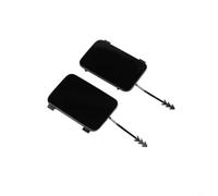 Tapa de gancho de remolque cubierta de parachoques trasero para Q5 2008-2017 se adapta a 8R0807449 8R0807450 plástico negro reemplazo directo lado izquierdo y derecho par