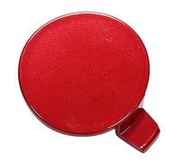 Tapa de gancho de remolque para parachoques delantero de coche, color rojo, compatible con Tesla Model 3 2017-2021, ABS, 1 unidad