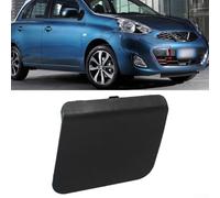 Tapa de gancho de remolque para parachoques delantero fiable para todos los modelos Nissan Micra de '14 a '16