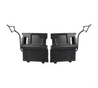 Tapa de gancho de remolque para parachoques delantero, par de plástico negro sin pintar, repuesto para modelos 2014-2018, fácil instalación, ajuste perfecto, actualización exterior del coche