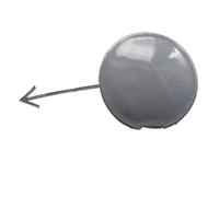 Tapa de Gancho de Remolque para Parachoques Delantero y Trasero, Pieza de automóvil, para Jazz GE GE6 GE8 2009-2011 71104TF0000 71504TF0000 (Amarillo, Delantero)