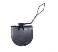 Tapa de gancho de remolque para parachoques trasero para Alfa para Romeo 2015-2021 OEM 50553753 Reemplazo de plástico negro para instalación original dañada o perdida específica del vehículo