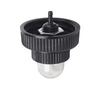 Tapa de gas de combustible reemplazable para bombilla de imprimación para motosierras Homelite XL, Super 2, 192, 200, 180, entrada de 7/64 pulgadas, sin construcción, para poderes exteriores de larga