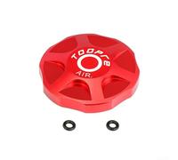 Tapa de hombro para horquilla de gas de aire para bicicleta, aleación de aluminio, corte CNC, tapa anodizada compatible con FOX DT Shox Fork negro, azul y rojo con 2 anillos de sellado de 33 x 8,3 mm