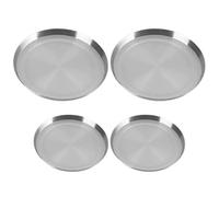 Tapa de hornillo redonda de acero inoxidable - Tapas para hornillos de cocina redondos, resistentes y antioxidantes | Placas de cobertura para quemadores a y eléctricos, protección para hornillos P