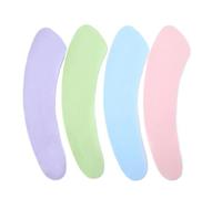 Tapa de inodoro antideslizante 4 juegos de accesorios de baño lavables y gruesos, funda for asiento de inodoro, fundas suaves y cómodas for almohadillas cálidas, cuenco(Green)