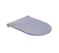 Tapa de inodoro antideslizante Juego de 4 fundas antipolvo for inodoro, juego de temporada antideslizante con correa elástica, Color sólido for baño estilo hogareño(Gray)