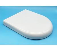 Tapa de Inodoro Compatible con Modelos de Roca: Access, Atis y Atlanta | Bisagras de Acero Inoxidable | Caida Amortiguada | Desmontable para Limpieza | Alta Resistencia