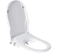 Tapa de inodoro con chorrito de agua, rociador de agua manuall, asiento de inodoro cerrado suave, bidé de inodoro combinado Generic blanco