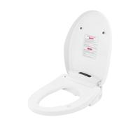 Tapa de inodoro inteligente con boquilla y luz nocturna, mando a distancia de 3 m, 4 ajustes de temperatura, asiento de inodoro para hogares, hoteles