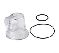 Tapa de inserción de prefiltro serie con sellos de junta tórica compatible con modelos de bomba de circulación 25 50 para 75 para 100 (1 juego)
