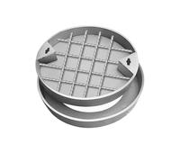 Tapa de inspección, invisible, Tapa de Alcantarilla Incrustada con Marco, cubierta de lavabo de captura, Tapa de Cisterna y Marco de Acero Inoxidable(80CM/31.4IN)