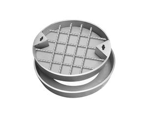 Tapa de inspección, invisible, Tapa de Alcantarilla Incrustada con Marco, cubierta de lavabo de captura, Tapa de Cisterna y Marco de Acero Inoxidable(70CM/27.5IN)