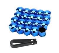 Tapa de la cabeza del perno de la tuerca de la rueda Tapas protectoras for pernos(20Pcs blue,21mm 20pcs)