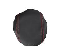 Tapa De La Consola Central Interior Cuero Microfibra Del Coche Cubierta Caja Reposabrazos Embellecedor Protector Para Ford Para Focus 2015 2016-2018 SUV(A Black-red line)