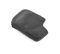 Tapa de la consola Central interior del coche, cubierta caja reposabrazos, embellecedor cuero gamuza para E46 3 Series 1998-2005(Black line)