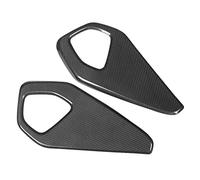 Tapa de la Cubierta del Altavoz Interior, Instalación de Pasta de Alta Resistencia Puerta Interior Cubierta del Altavoz de Sonido Fibra de Carbono Seca Textura Transparente a Prueba de