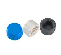 Tapa de la manguera de tapa roscada de PVC Tapa de la tapa de rosca hembra Tapa de la tapa de la fuga Líneas de suministro de agua azul 32mm