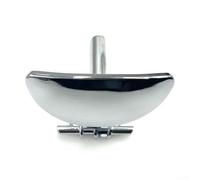 Tapa de la manija de la guantera, tapa plateada de la manija del compartimento de la guantera del pasajero, cubierta cromada separada para BMW para Mini para R60 para R61 Interior